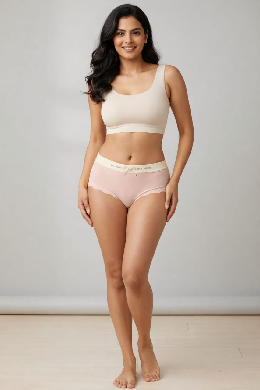 IKARAVE Women’s Seamless Bikini Panty – Lightweight, Breathable Daily Wear-